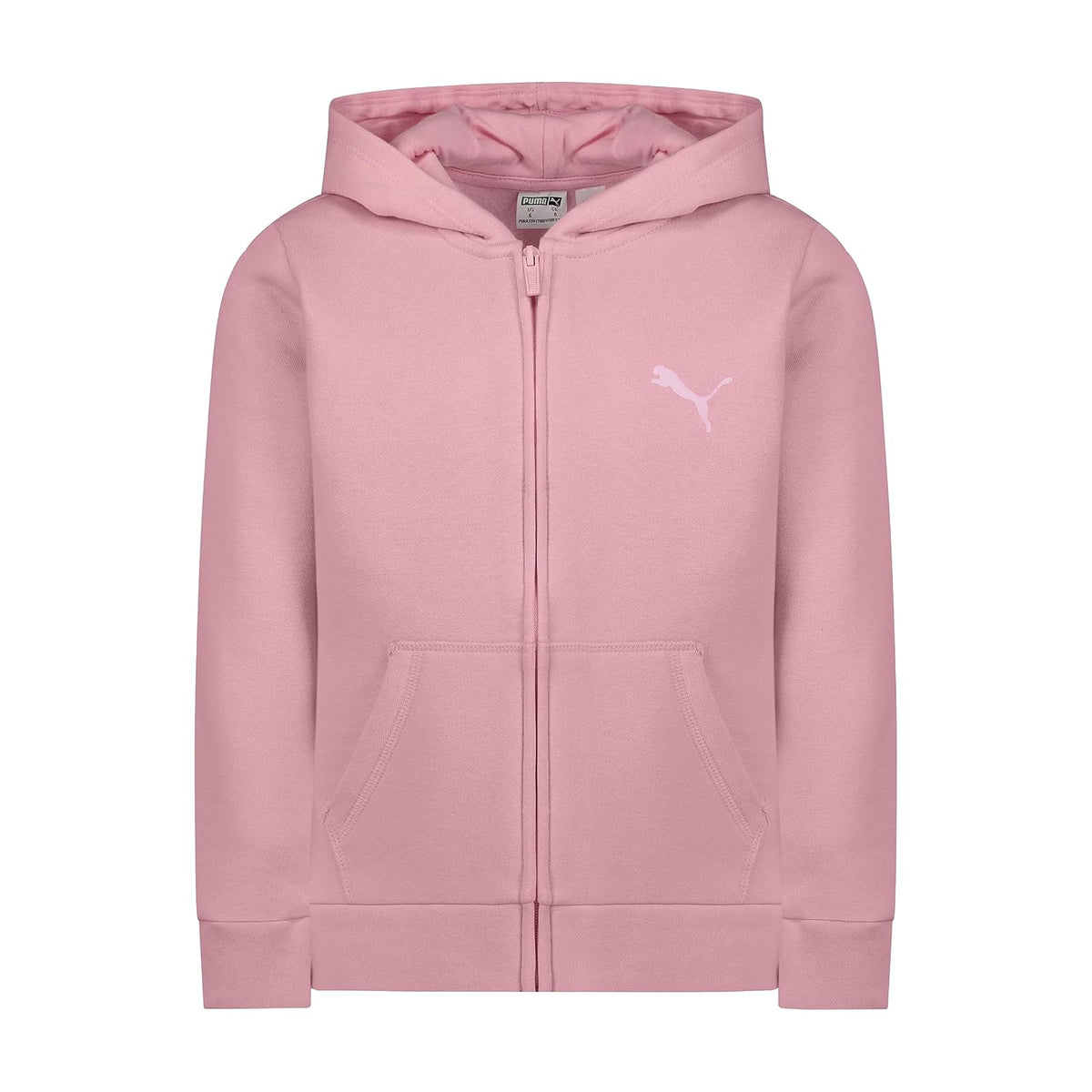 Puma Sudadera con Capucha con Cierre y Logotipo Core Sudadera con capuchaNiñas