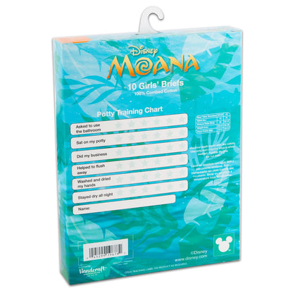 Disney Exclusive Moana 100% Combed Cotton Underwear Available in Sizes 2/3t, 4t, 4, 6, & 8 Ropa interiorNiñas