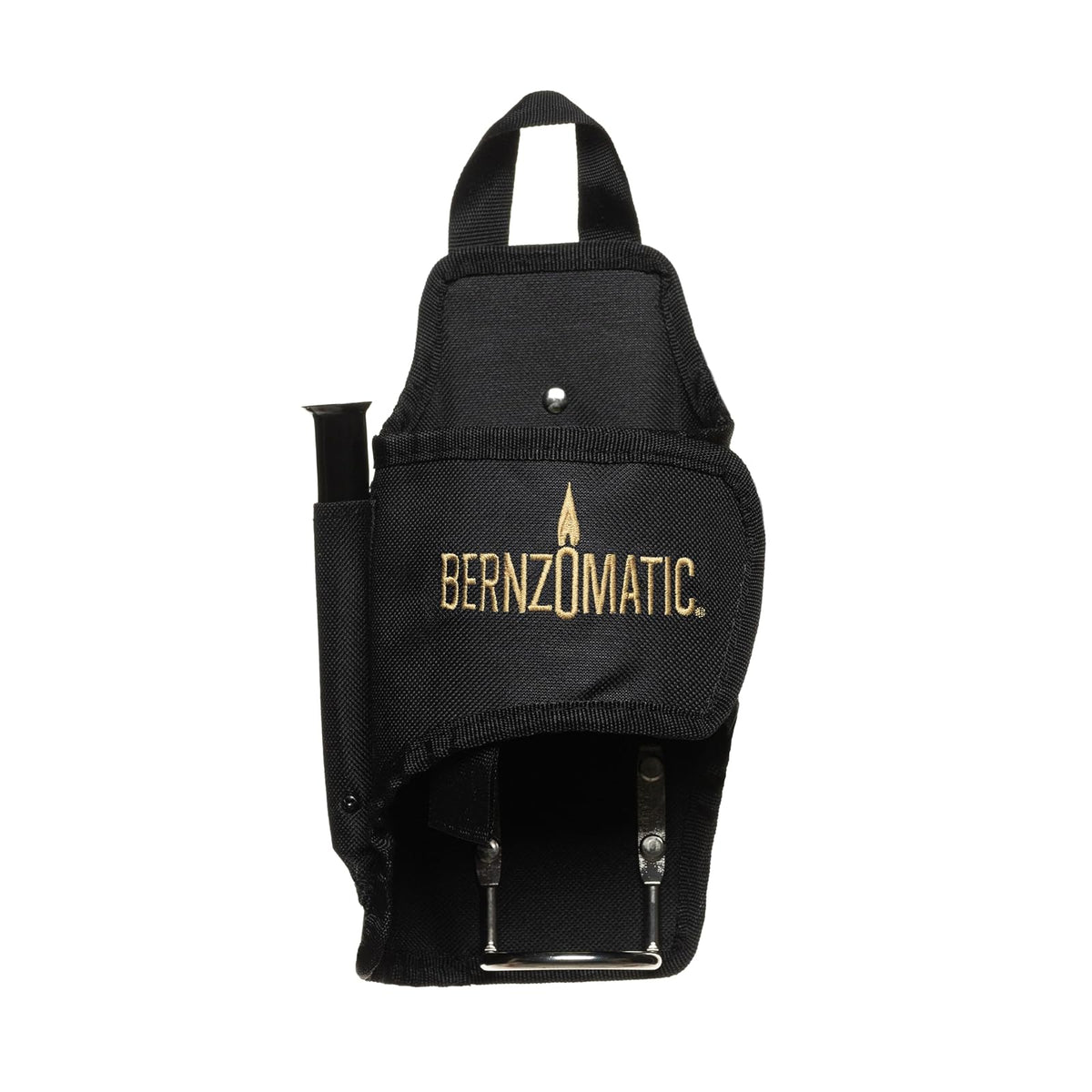 Bernzomatic BZ8250HT - Antorcha de manguera de alcance, con funda incluida para recipiente de combustible, color rojo