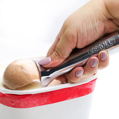 Zeroll 1016 - Cuchara para helado con mango conductor de calor relleno de líquido único, diseño sencillo de una pieza, aluminio de fácil liberación, 32 cucharas por galón, fabricado en Estados Unidos