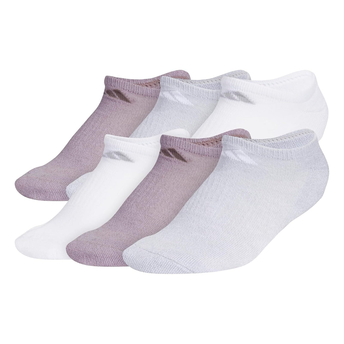 adidas Paquete de 6 acolchados atléticos para mujer Calcetines invisiblesMujer