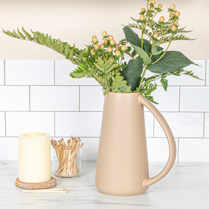 Bloomingville - Jarra de gres, color beige