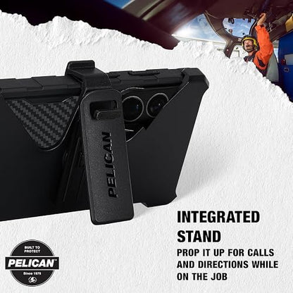 Pelican Shield - Funda para Samsung Galaxy S26 Ultra [Carga magnética e inalámbrica] con protección contra caídas de Grado Militar de 25 pies, Funda Resistente con Clip para cinturón para Samsung