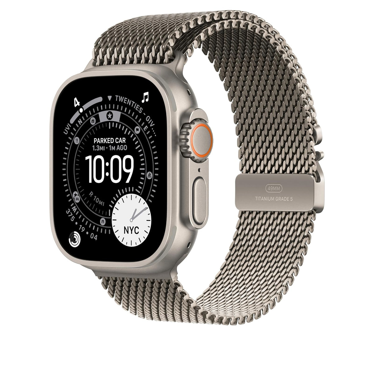 Apple Watch Band - Correa Estilo milanés - 49 mm - Natural - Mediana