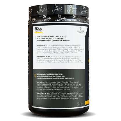 Sascha Fitness BCAA sabor Mango Coco