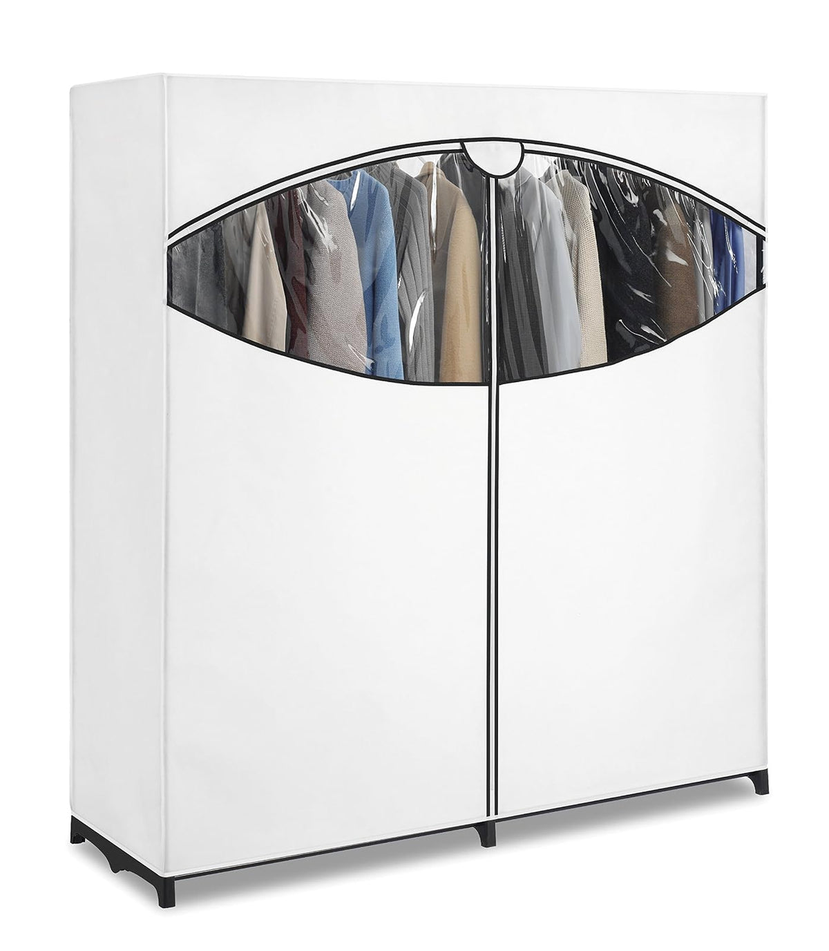 WHITMOR Clóset para almacenamiento de ropa/armario, amplio, color blanco, Blanco, 1
