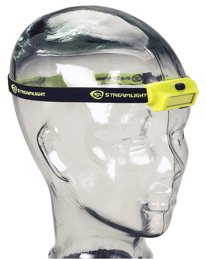 Streamlight 61702 Bandit 180-Lúmenes LED Linterna Frontal Recargable USB con Clip para Gorro y Correa, Negra