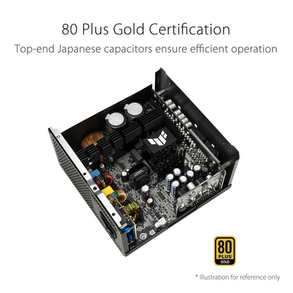 ASUS TUF Gaming 1000 W Gold White Edition (1000 W, Fuente de alimentación Totalmente Modular, 80+ Gold Certificed, componentes de Grado Militar, Doble rodamiento de Bolas, Ventilador de tecnología