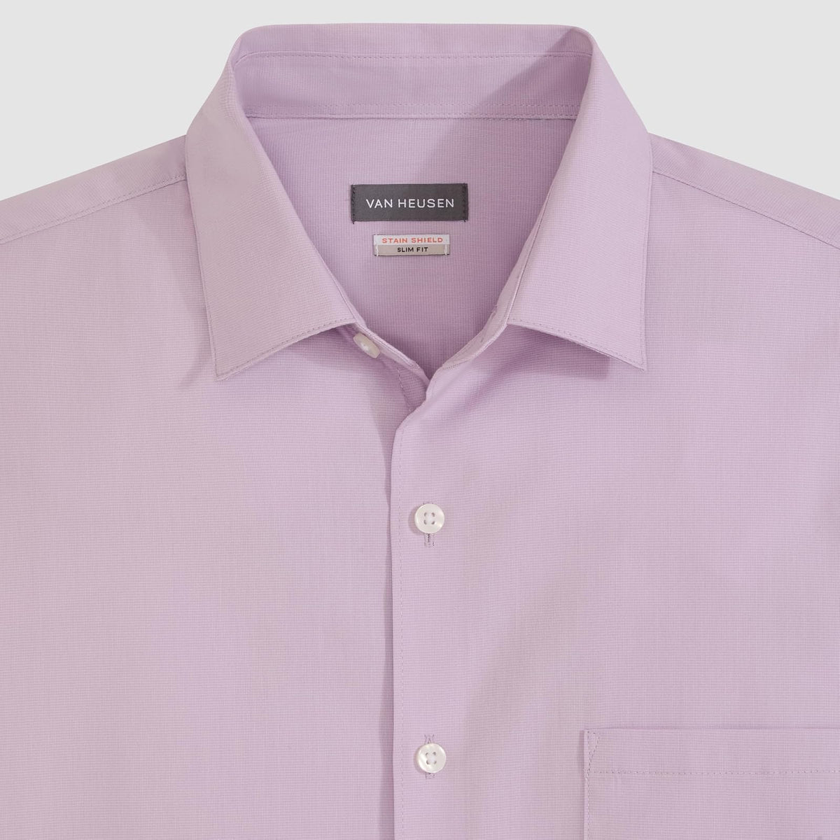 Van Heusen Camisa de Manga Corta sin Arrugas Camisa de Botones para Hombre