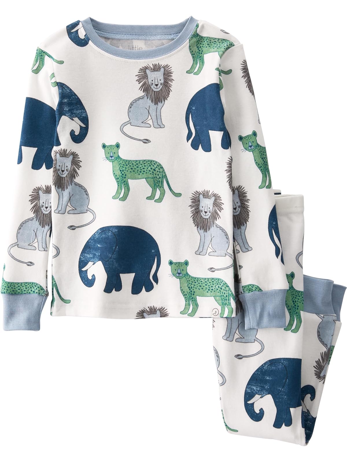 Little Planet by Carter's Pijama de 2 Piezas Bebé - 2 Años - Blue Safari Animals