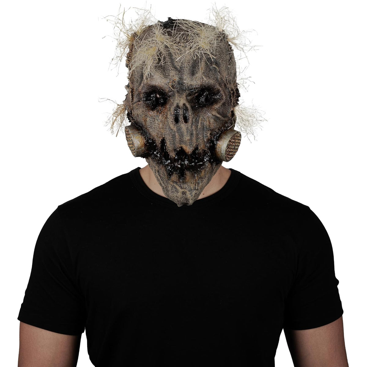 Ghoulish Productions Máscara De Látex Soul Harvester, Accesorio Látex Cosplay Alma Espantapájaros, Disfraz Aterrador para Halloween y Fiestas Temáticas, Cosplay Monstruos Clásicos, Diseño Artesanal