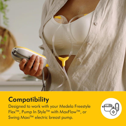 Medela | Copas de Plástico para Recolección Hands-Free | Extractores Compatibles MaxFlow, Swing Maxi y Freestyle Flex