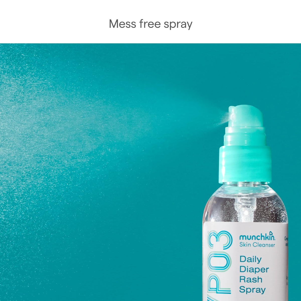 Munchkin® HYP03™ - Spray de ácido hipocloroso para la cara y el cuerpo, elimina los gérmenes que causan erupciones y ayuda a promover la curación, suave para pieles sensibles y propensas a eczema,