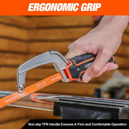 VANQUISH 4851 Aluminum Frame Mini Hack Saw