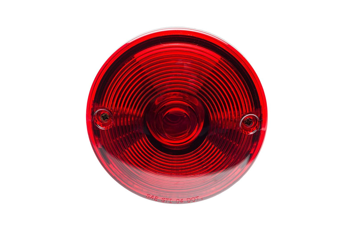 Omix-Ada 12403.01 Montaje de Luz Trasera Izquierda Redonda Multicolor Compatible con Willys/CJ 1945-1975