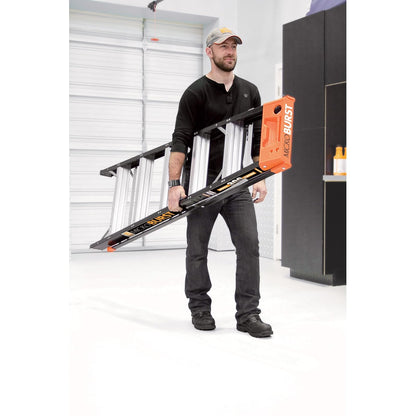 Little Giant 15710-001 Escalera de Aluminio Microburst Tipo IAA, con Fibra de Vidrio