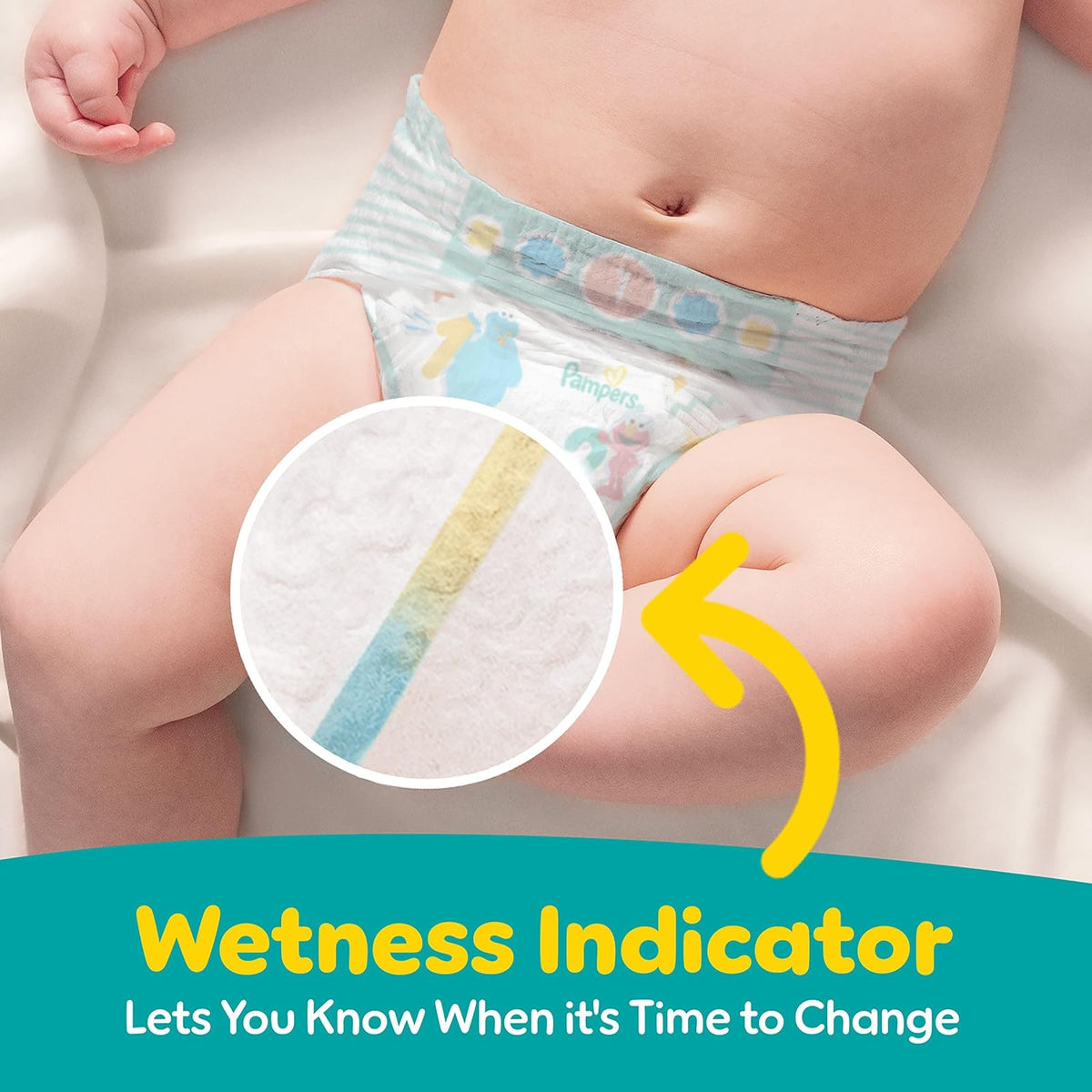 PAMPERS Baby Dry Pañales Desechables Unisex Etapa 3, 168 Uds, Bebé 7-13 Kg