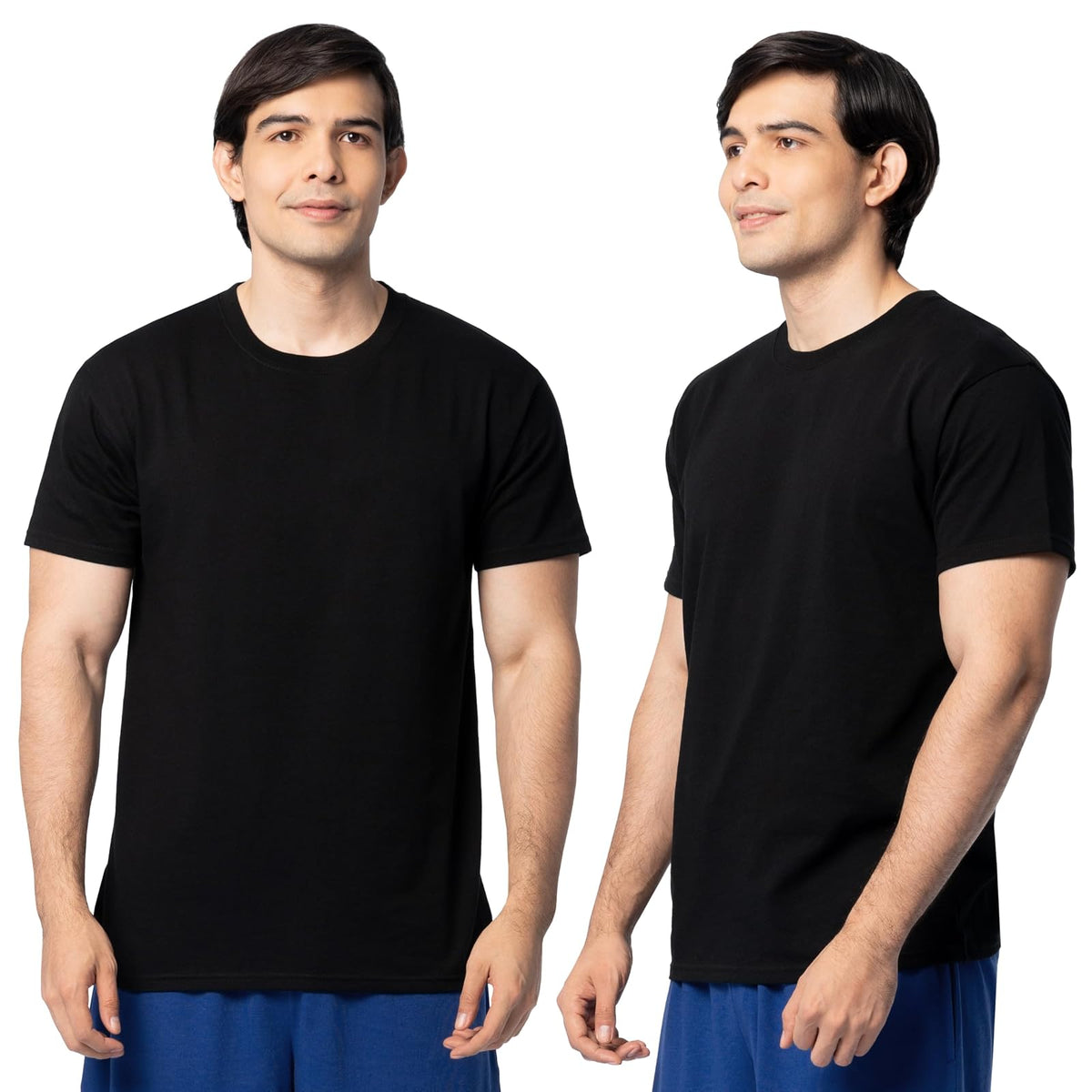 Fruit of the Loom Playera Eversoft con Bolsillo para Hombre, Paquete de 2 - 4XL - Multicolor 2