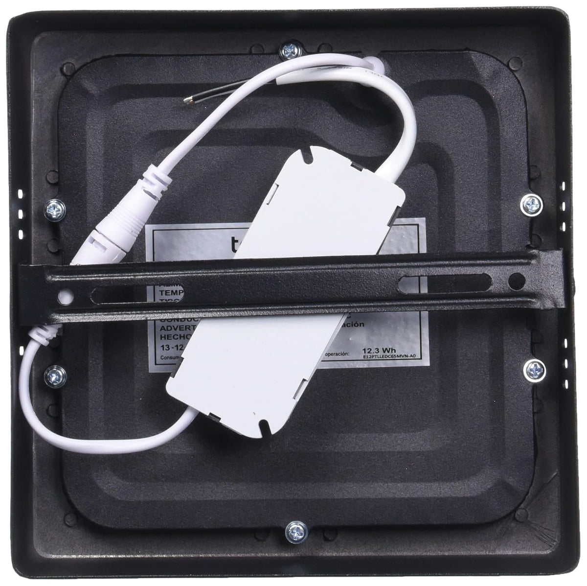 Tecnolite Lámpara Plafón LED de Sobreponer 12 W, Luz de Día, Interiores, No atenuable, LED integrado