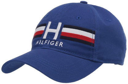 Tommy Hilfiger Cotton Ira Adjustable Baseball Cap Gorra de béisbol Hombre - Talla Única - Azul Waterloo