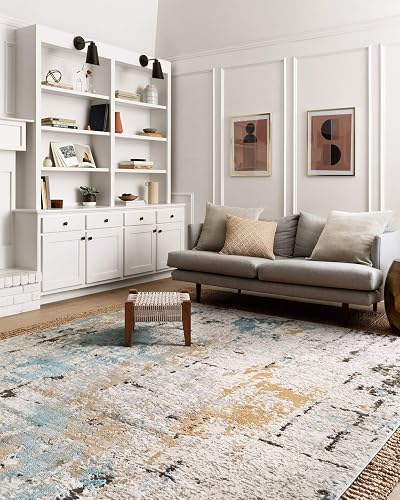Loloi II Alchemy Collection ALC-01 Alfombra Decorativa de Piedra/Pizarra de 101.6cm x 170.2cm