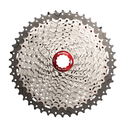 SUNRACE Cassette de Piñones MTB CSMX8 11P 11/50D Aluminio Plata Cajita CSMX8.EA5R.XS1.BXB