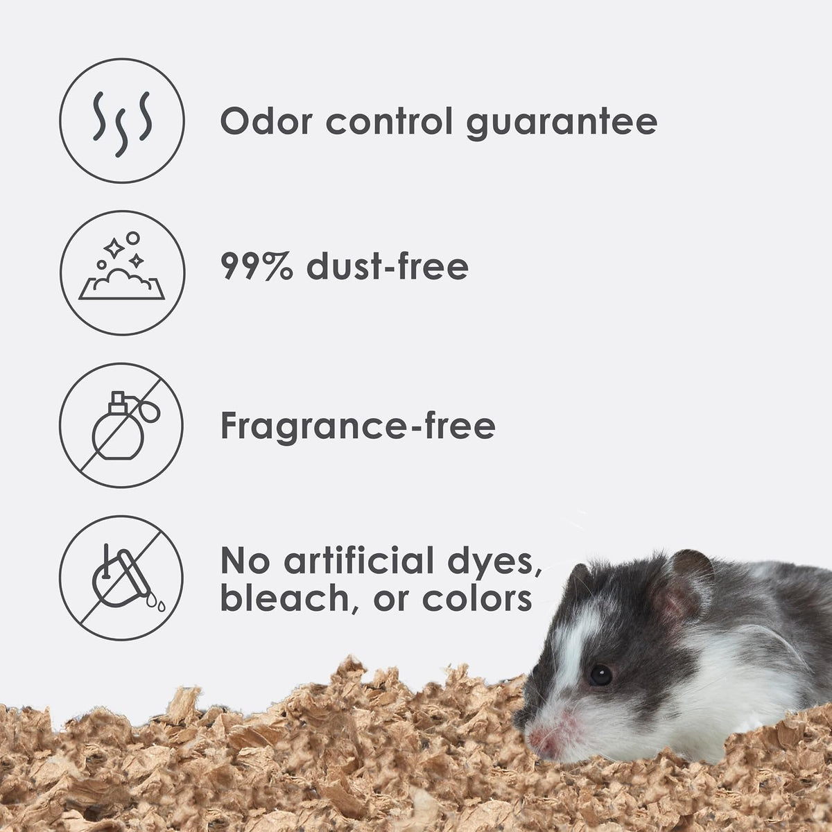 Kaytee Ropa de Cama Natural Limpia y acogedora para cobayas, Conejos, hámsteres, jerbos y Chinchillas SIOC, 2/50 litros