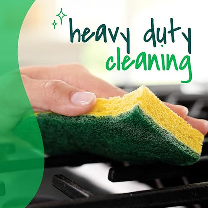Scotch-Brite Heavy Duty Scrub Sponge, 6-Sponges