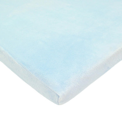 American Baby Company Heavenly Soft Chenille cuna Hoja, Azul, 24" X 38" X 5"