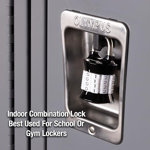 Master Lock 1535D - Juego de candado de combinación, 1 paquete, los colores pueden variar