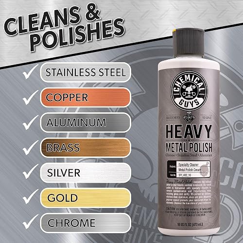 Chemical Guys Abrillantador y Protector de Metales Pesados 473 ml SPI-402-16SW
