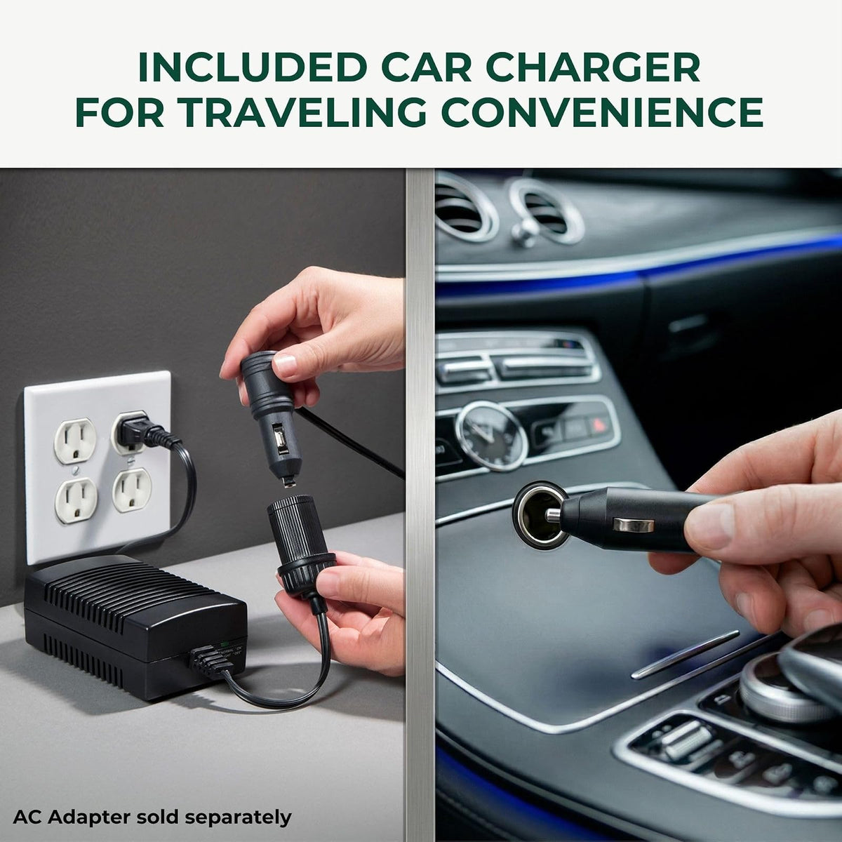 Koolatron - Enfriador eléctrico portátil con Enchufe de 12 V, 26 Cuartos de galón (25 l), Nevera portátil de Coche con Cable de alimentación CC, Correa de Hombro Ajustable, Almacenamiento de Cables