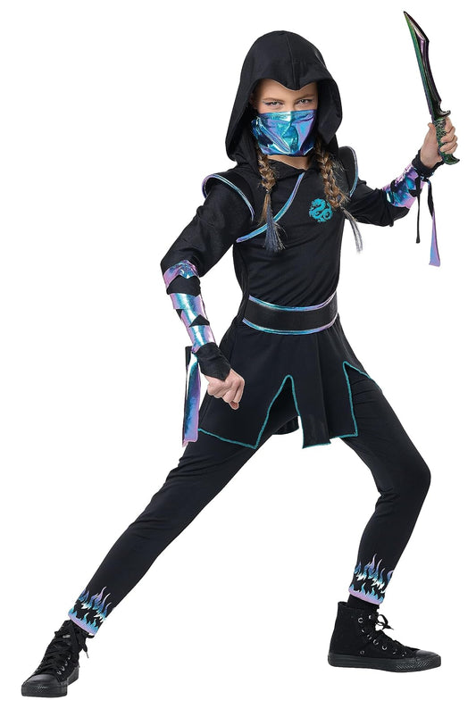 California Costumes, Ninja Nightfire, niño mediano