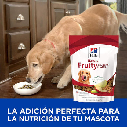 Hill's Science Diet Premios para Perro con Manzana Y Avena 230G | Premios Hill's para perro, digestión saludable, sistema inmunológico fuerte, omega-6 y vitamina E