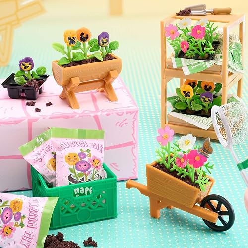 MINIVERSE, Figuras Miniatura, Set de Plantas y Flores, Miniverse Make It Mini Nature Serie 3, Cápsula Misteriosa