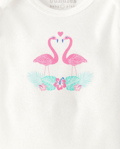 The Children's Place - Body de Manga Corta para bebés y recién Nacidos, Paquetes múltiples