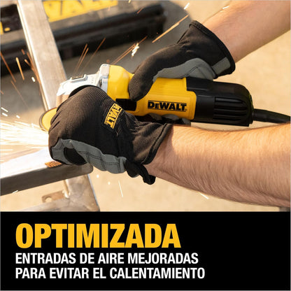 DEWALT Esmeriladora Angular Ultracompacta de 4-1/2" (115 mm), 750 W (DWE750)