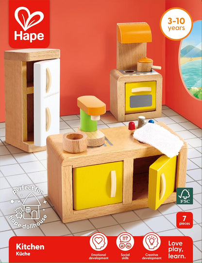 Hape Kitchen Wooden Doll House Furniture