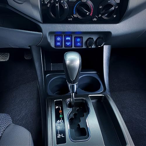 Nilight - Interruptor de botón de luces antiniebla de 12 V con kit de cable conector, repuesto para Toyota Sequoia Highlander Tacoma Tundra 4Runner RAVR Yaris, 2 años de garantía, color negro