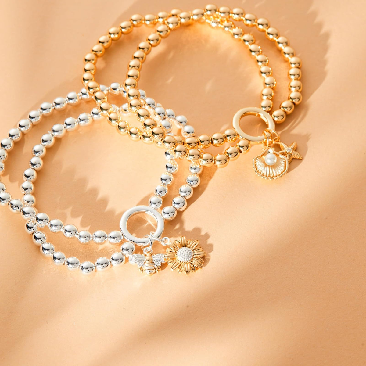 Alex and Ani - Pulsera elástica doble