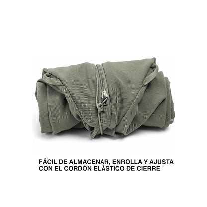 Peak Design Packing Cube S Bolsa Organizadora de Viaje en Malla, Organizador de Maleta Expandible 12L a 22L, Accesorios de Viaje Ultraligero 77g, Plegable, Verde Salvia