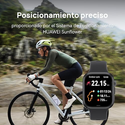 HUAWEI Watch FIT 4 Smartwatch con GPS, iOS & Android, Negro | Pantalla de 1.82", Hasta 10 días de Batería, 100+ Modos Deportivos, Rastreador de fitness con SpO₂, Bienestar Emocional