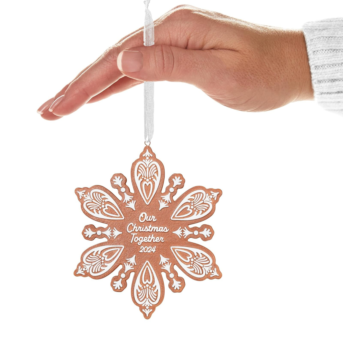 Hallmark - Adorno de Navidad 2024, Our Christmas Together 2024, Porcelana