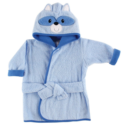 Luvable Friends Albornoz unisex de algodón para bebé, mapache, talla única