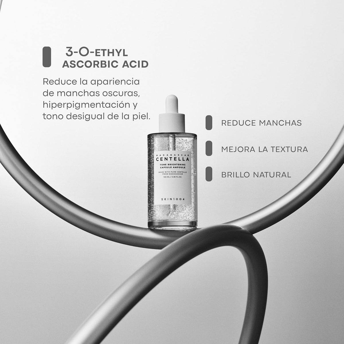 Madagascar Centella Tone Brightening Capsule Ampoule by Skin1004 for Women - 3.38 oz Toner