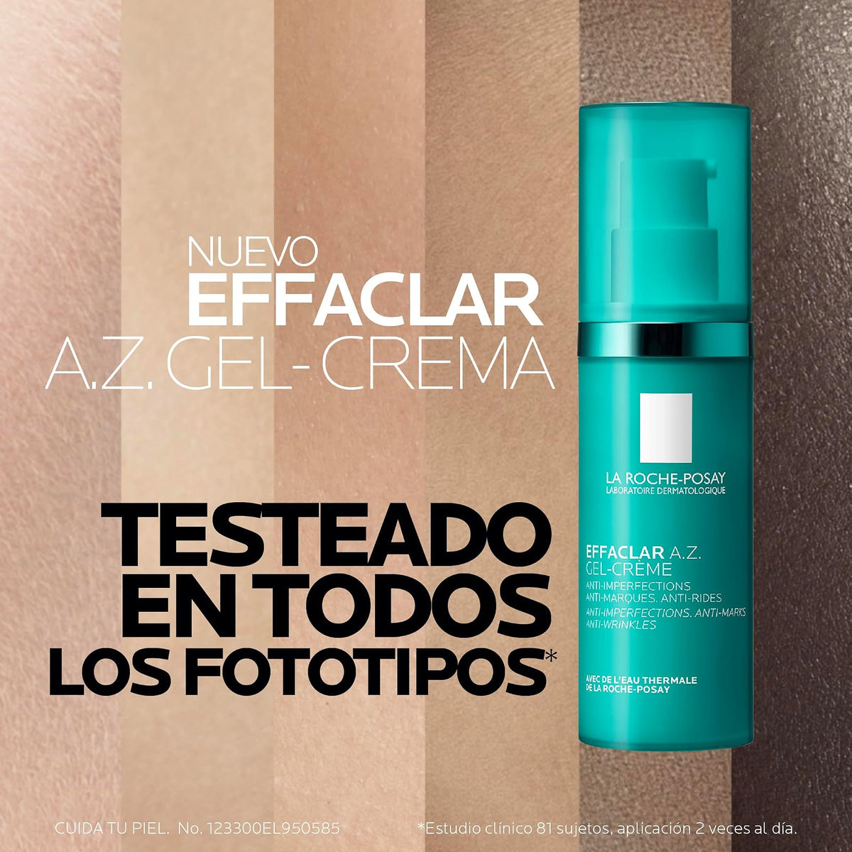 La Roche-Posay Effaclar AZ Gel-Crema Antiedad y Anti-Imperfecciones 40ml | Corrige Imperfecciones, Brotes, Manchas Post-acné y Signos de la Edad, con Ácido Salicílico y Hialurónico