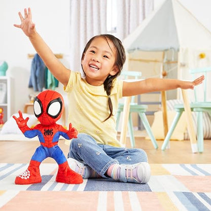 Marvel Hasbro Spidey Peluche Interactivo Baila y Gatea