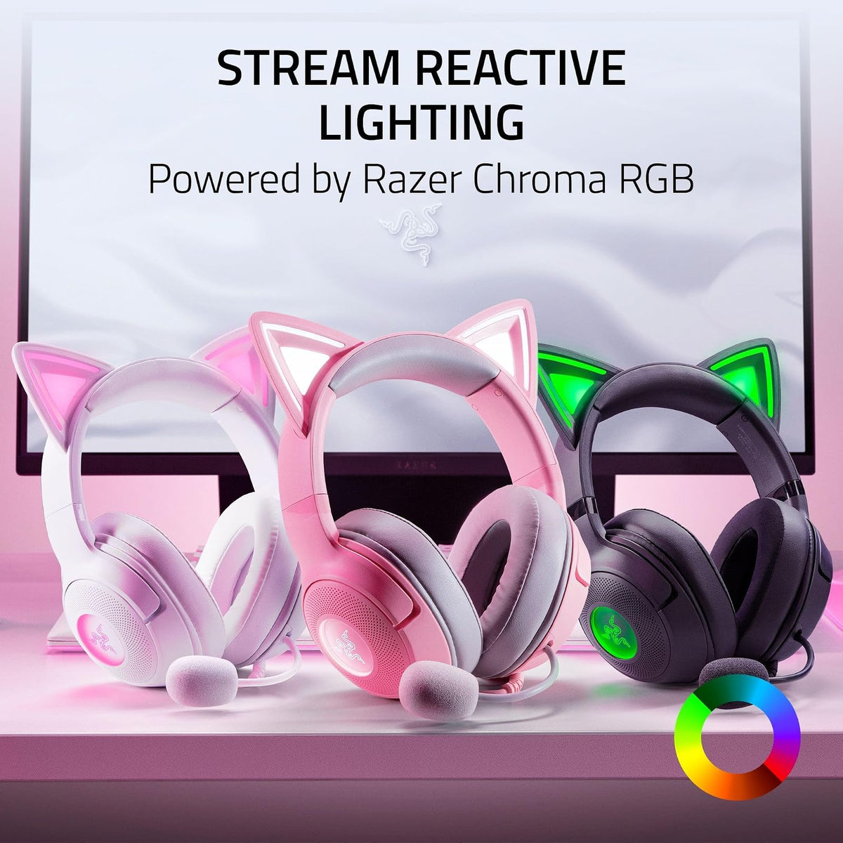 Razer Kraken Kitty V2 - White