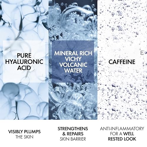 Vichy Mineral 89 probiotic fractions: serum regenerador & reparador para piel estresada + Minéral 89 Contorno de Ojos - Gel con Ácido hialurónico y Cafeína pura