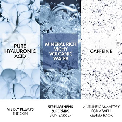 Vichy Mineral 89 probiotic fractions: serum regenerador & reparador para piel estresada + Minéral 89 Contorno de Ojos - Gel con Ácido hialurónico y Cafeína pura